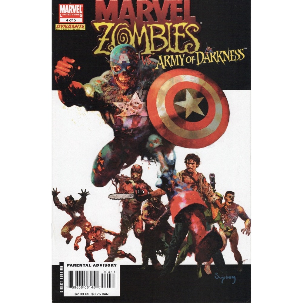 Marvel Zombies vs Army of Darkness #4 (Marvel, 2007) Arthur Suydam cover